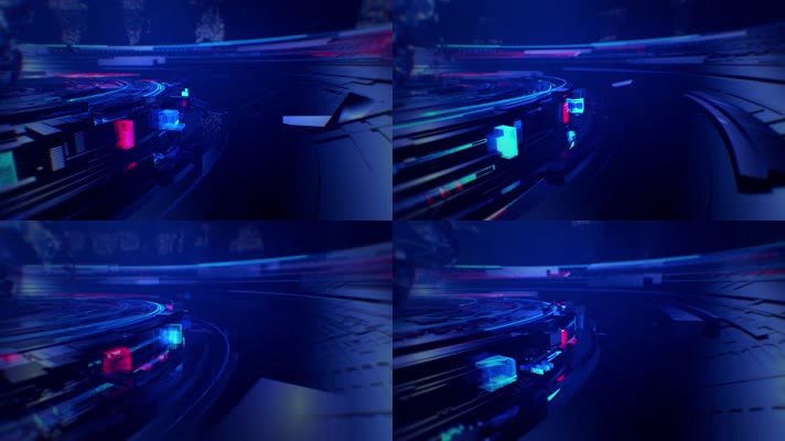 片头包装 新闻 地球 地球旋转 