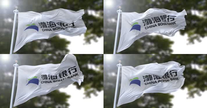 【4K】渤海银行旗帜