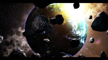 震撼浩瀚真实地球企业片头片尾视频素材