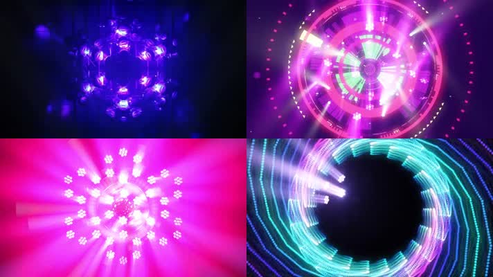 超劲爆灯光秀动感舞台背景