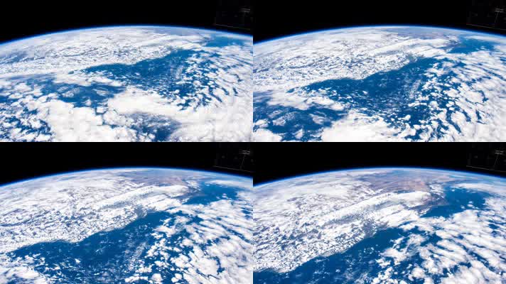 飞越地球 地球上空 地球