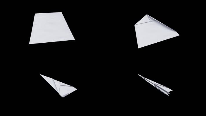 纸飞机 折纸飞机 放飞希望 