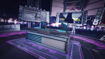 震撼动感节奏DJ音乐演唱会舞台片头开场