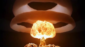 核弹氢弹原子弹爆炸-蘑菇彩云
