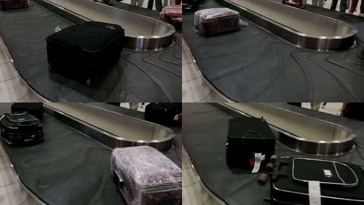 机场 行李托盘 行李传送带 