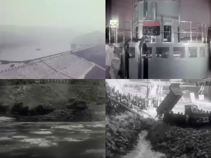 1975年刘家峡水电站建设