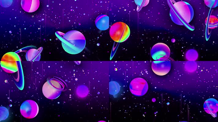 宇宙 抽象空间 童话世界 梦境