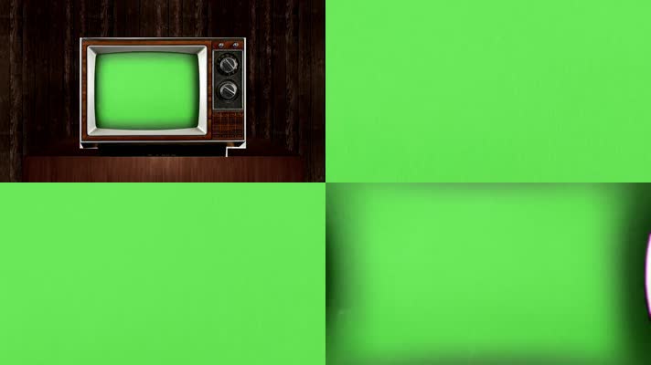 老电视绿屏