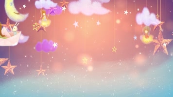 卡通一闪一闪亮晶晶