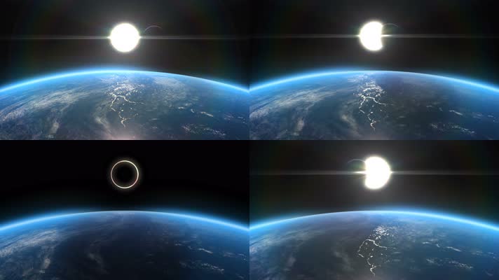 蓝色地球旋转 蓝色星球   蓝色地球旋转 蓝色星球