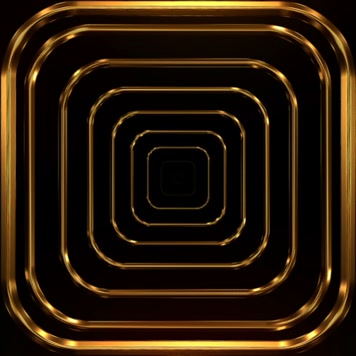 金色线框隧道 闪耀  