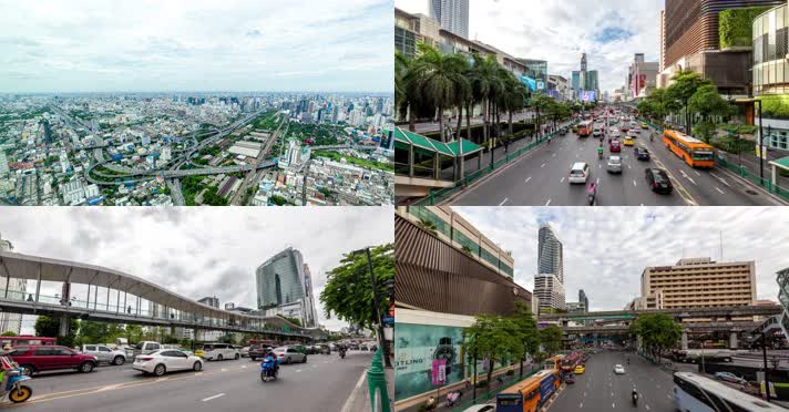 曼谷宣传 交通网 都市快节奏