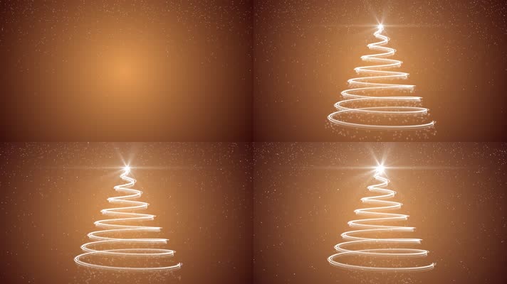 魔法粒子 圣诞树 粒子 