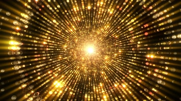 金色水晶隧道穿梭 闪耀  