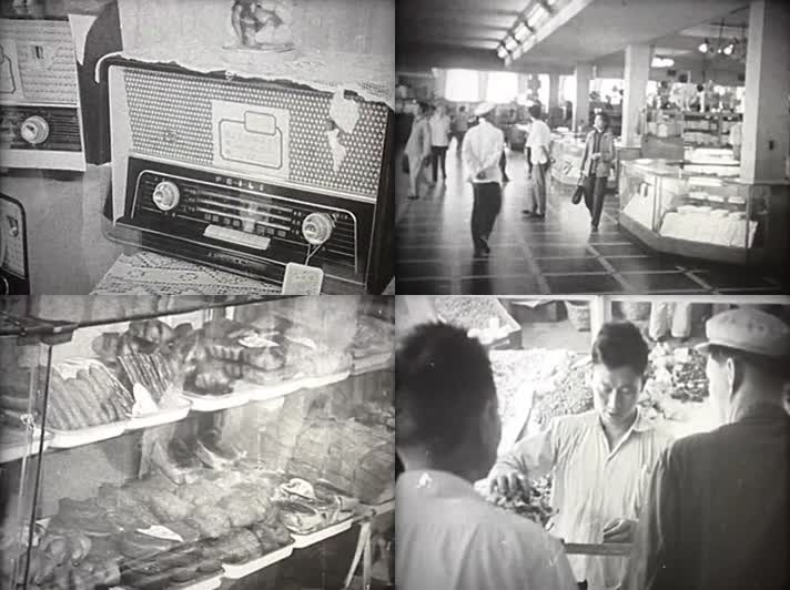 60年代的商场超市购物中心
