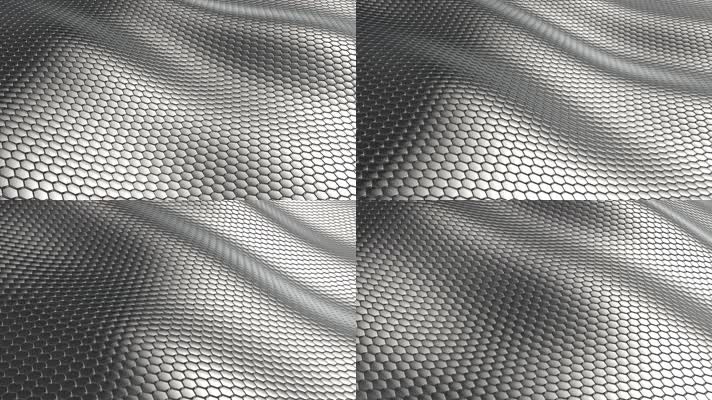 银色网格布料 华丽 闪耀  