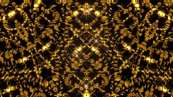 金色水晶 华丽 闪耀 奢华变幻  