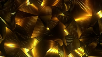 金色水晶 华丽 闪耀 奢华变幻 