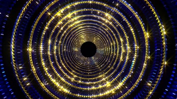 金色水晶隧道 闪耀 奢华变幻  