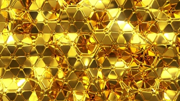 金色体块光泽 华丽璀璨  