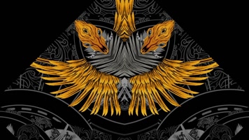 金色凤凰 涅槃 民族风情  