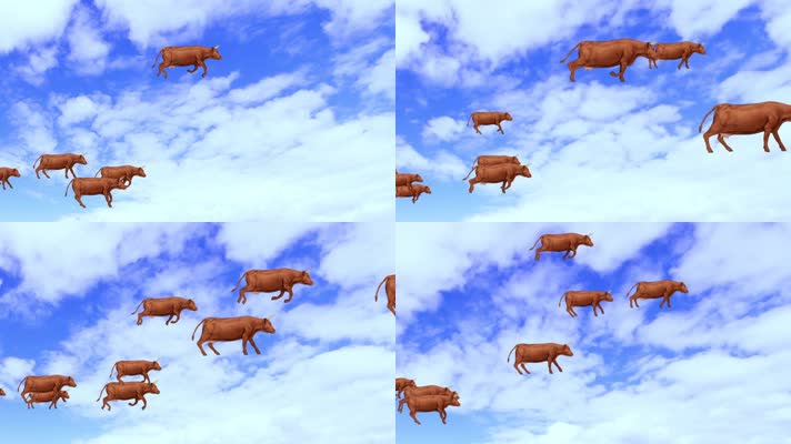 牛在天上飞