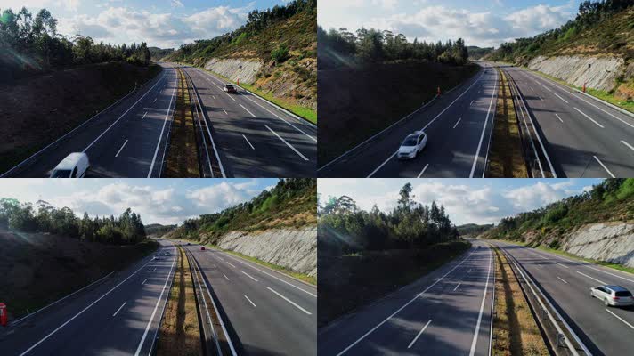 航拍道路 交通 车辆 桥梁 航拍道路 交通 车辆 桥梁