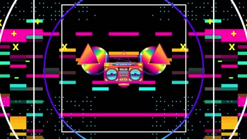 万花筒 舞台背景 抽象变幻  