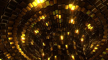 金色菱形反射 华丽璀璨 闪耀  