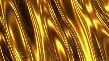 金色网格波浪 华丽璀璨 闪耀  