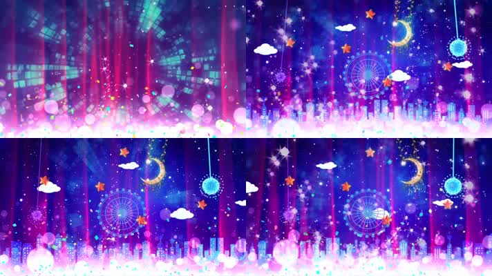  卡通一闪一闪亮晶晶配乐成品