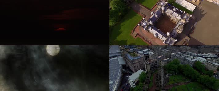 航拍英国爱丁堡城市宣传片