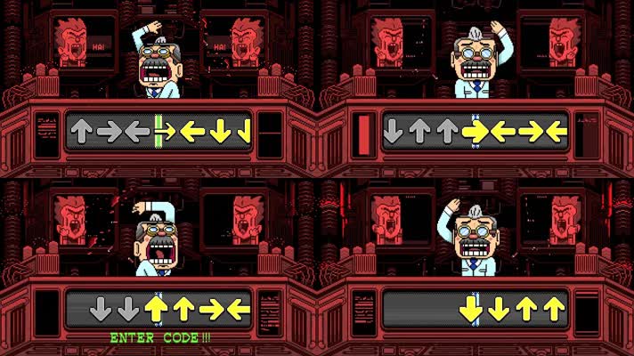 疯狂科学家击打节奏动漫