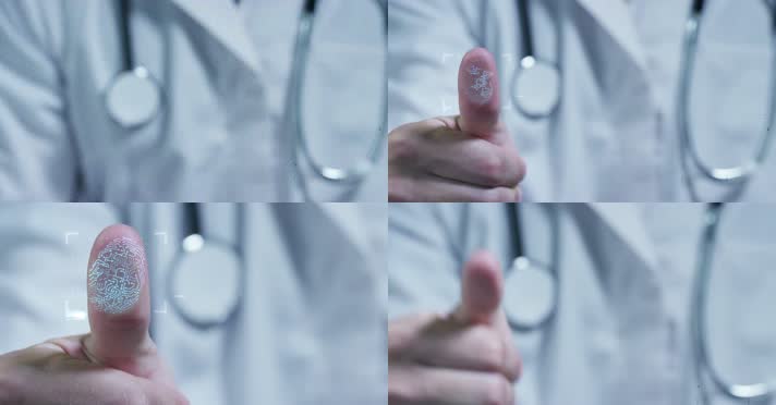 手掌纹 指纹解锁 安全解码  