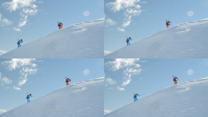 攀登 攀登者 跋涉 旅行 滑雪 