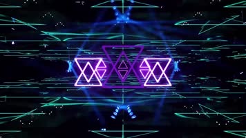 灯光秀光线光效穿梭几何线条图形变幻酒吧