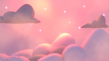 星星 白云飘 梦幻场景  