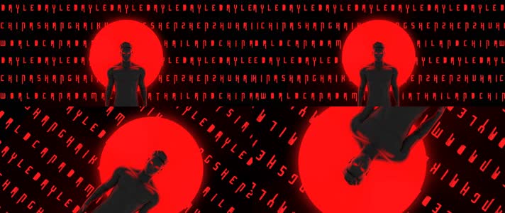 迷幻抽象人物节奏VJ素材DJ