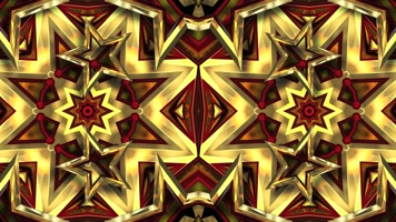 金色万花筒 时尚 变幻  