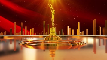 盛大年会颁奖典礼大屏幕宣传舞台背景