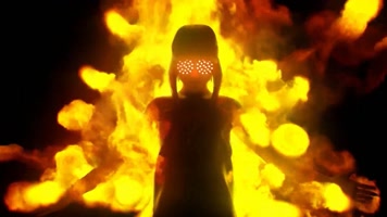 REZZ火焰人物 视觉特效