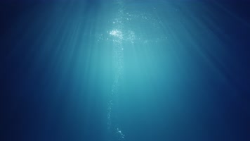 海底阳光 蓝色海底 水底  