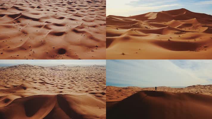 4k沙漠旅游大漠孤影