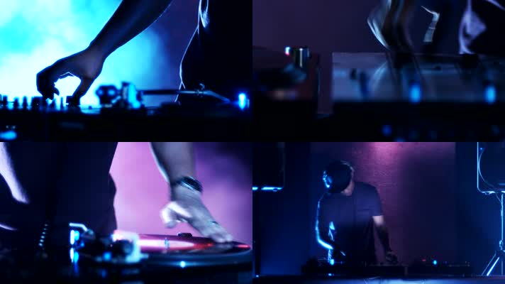 酒吧DJ打碟