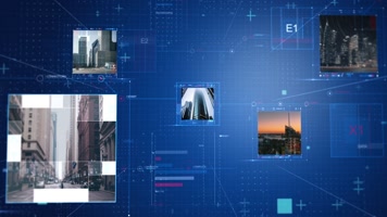 科技图文logo演绎