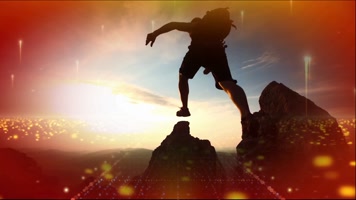 2020企业开年励志年会片头会声会影模板