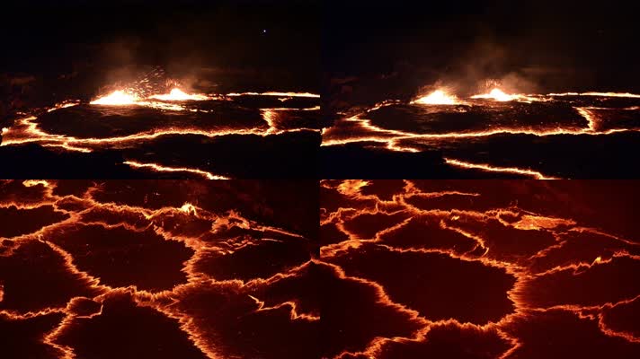 地壳运动地质灾害火山爆发岩浆