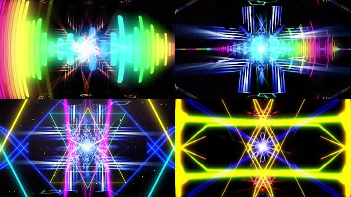 好嗨哟抖音神曲开场炫光舞动流行歌曲