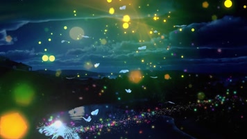 虫儿飞儿童歌曲配乐led背景舞台背景