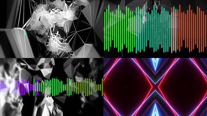 护花使者李克勤经典歌曲音乐LED舞台背景